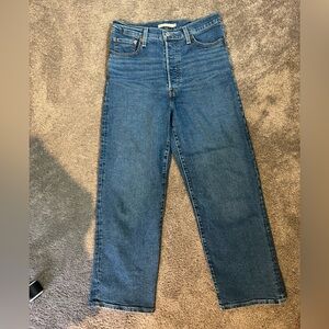 Levi’s ribcage straight leg jeans
